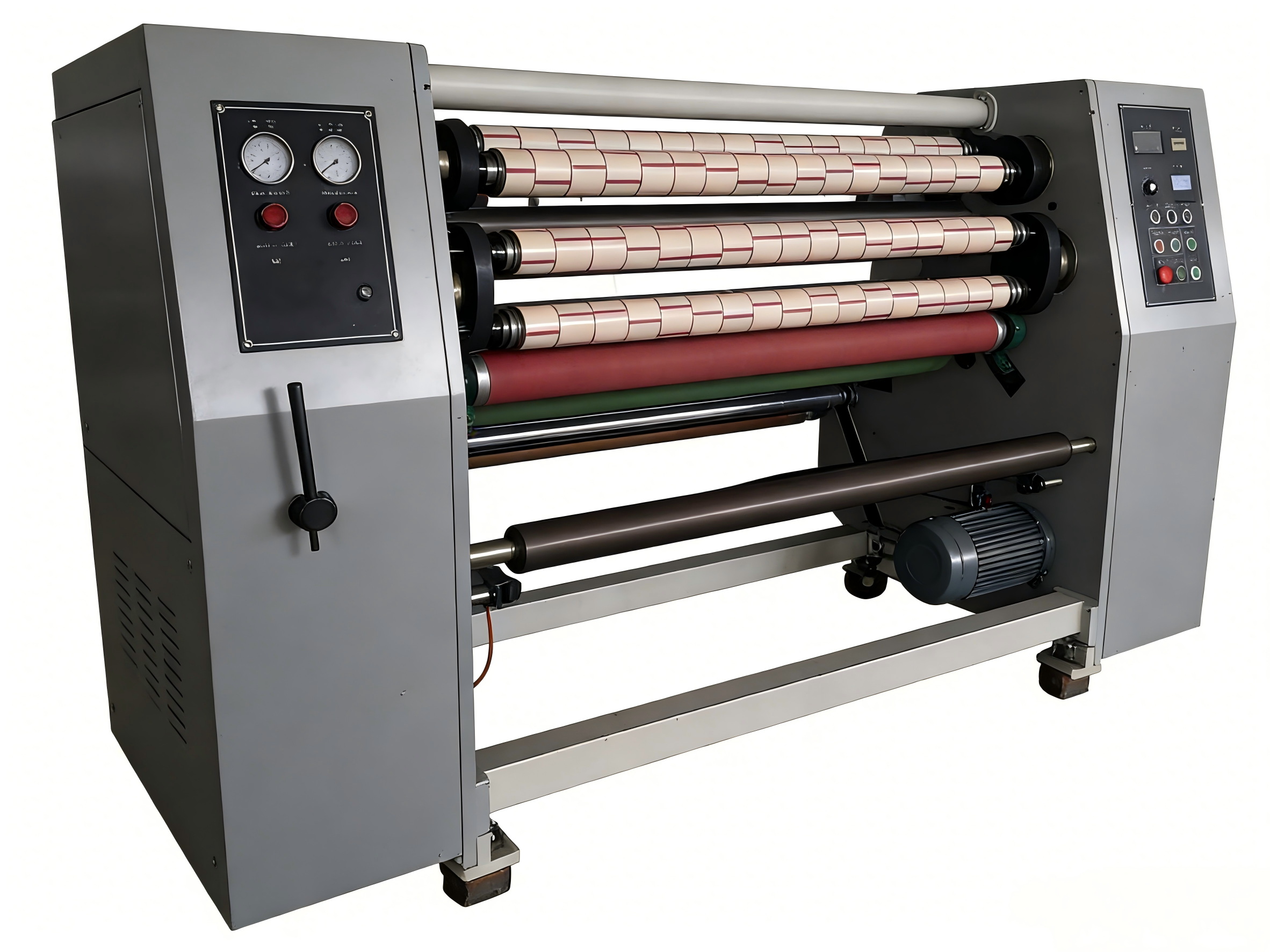 Super Clear Compact Tape Slitting Machine Accurate Cutting Stable Running for OPP Soundless Tape